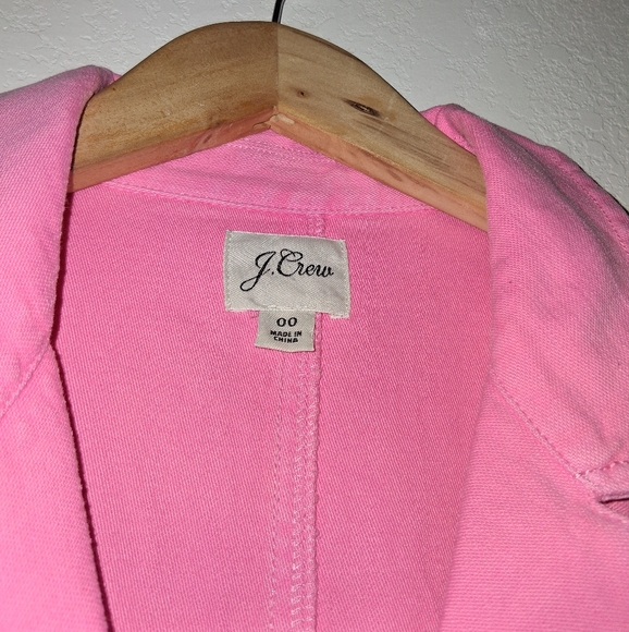 J.CREW Garment Dyed Denim Pink Jumpsuit - Picture 8 of 12